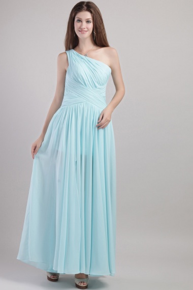 A-line Sweetheart Floor-length Tulle Prom Dress