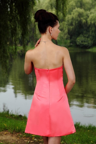 A-line One Shoulder Short/Mini Tulle Prom Dress