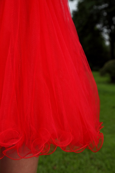 Princess Sweetheart Knee-length Tulle Homecoming Dress
