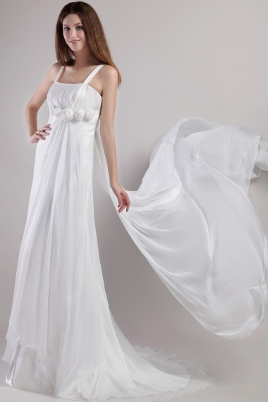 A-line Sweetheart Asymmetrical Chiffon Evening Dress