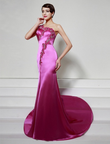 Princess Strapless Knee-length Tulle Evening Dress