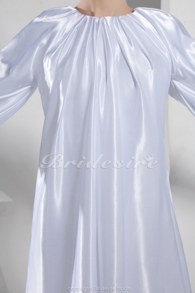 Sheath/Column Jewel Short/Mini Half Sleeve Taffeta Dress