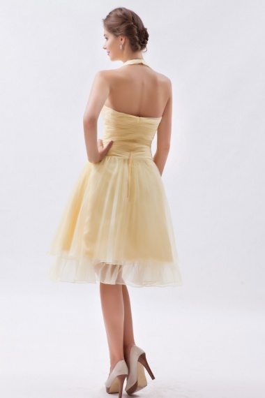 A-line Bateau Floor-length Satin Homecoming Dress