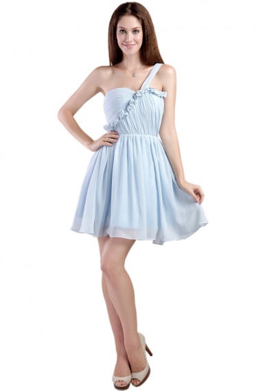 Princess Strapless Short/Mini Taffeta Cocktail Dress