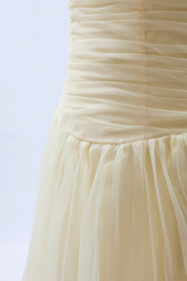 A-line Bateau Floor-length Satin Homecoming Dress