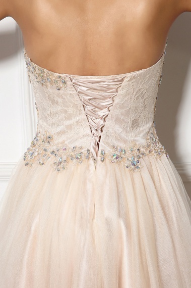 Princess Sweetheart Short/Mini Tulle Prom Dress