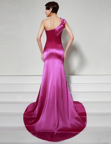 Princess Strapless Knee-length Tulle Evening Dress