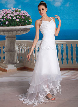 Bridesire Destination Beach Wedding Gowns Romantic And