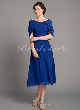 tea length empire waist mother of the bride dresses