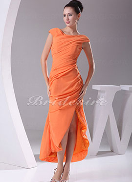 Orange Mother of the Bride Dress