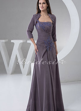 petite long mother of the bride dresses