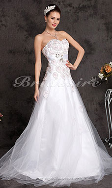 Ball Gown Tulle Floor-length Sweetheart Wedding Dress