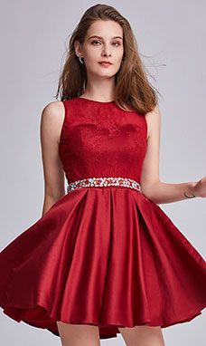 A-line Sweetheart Short/Mini Prom Dress