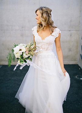 empire silhouette wedding dress styles