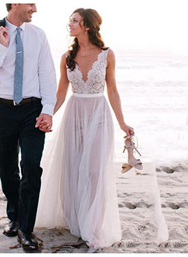 simple casual wedding dress