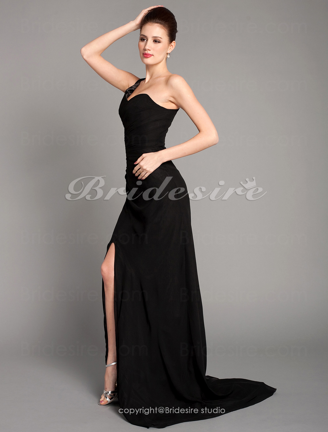 chiffon over satin